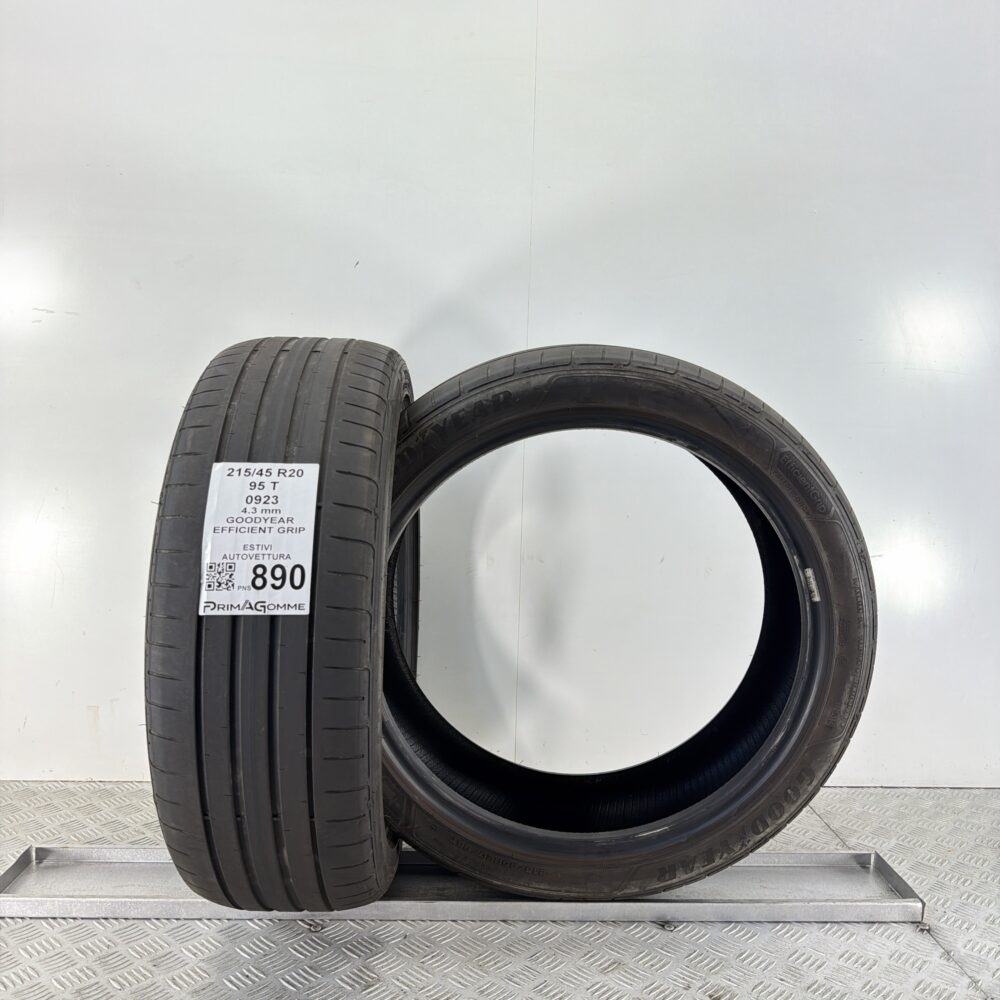 Pneumatici Usati 215 45 R20 95T Goodyear Efficient Grip Estive | Gomme Usate | PrimaGomme.it Pneumatici Usati 215 45 R20 95T Goodyear Efficient Grip Estive - immagine 4