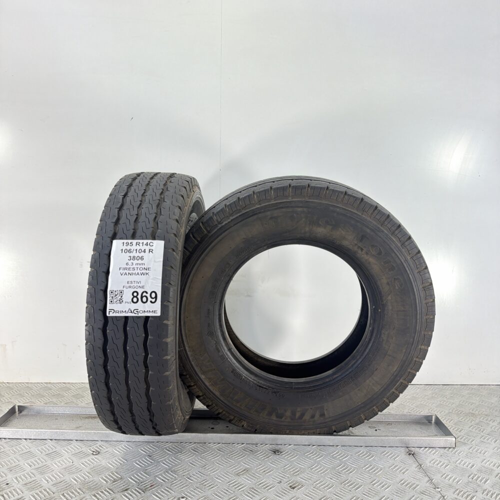 Gomme Usate 195 R14C 106 104R Firestone Vanhawk 88% Estive | Gomme Usate | PrimaGomme.it Gomme Usate 195 R14C 106 104R Firestone Vanhawk 88% Estive - immagine 3