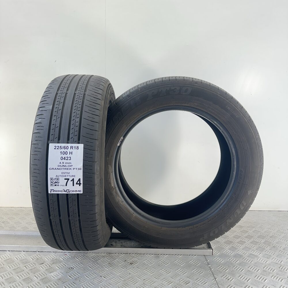 Pneumatici Usati 225 60 R18 100H Dunlop Grandtrek PT30 71% Estive | Gomme Usate | PrimaGomme.it Pneumatici Usati 225 60 R18 100H Dunlop Grandtrek PT30 71% Estive - immagine 4