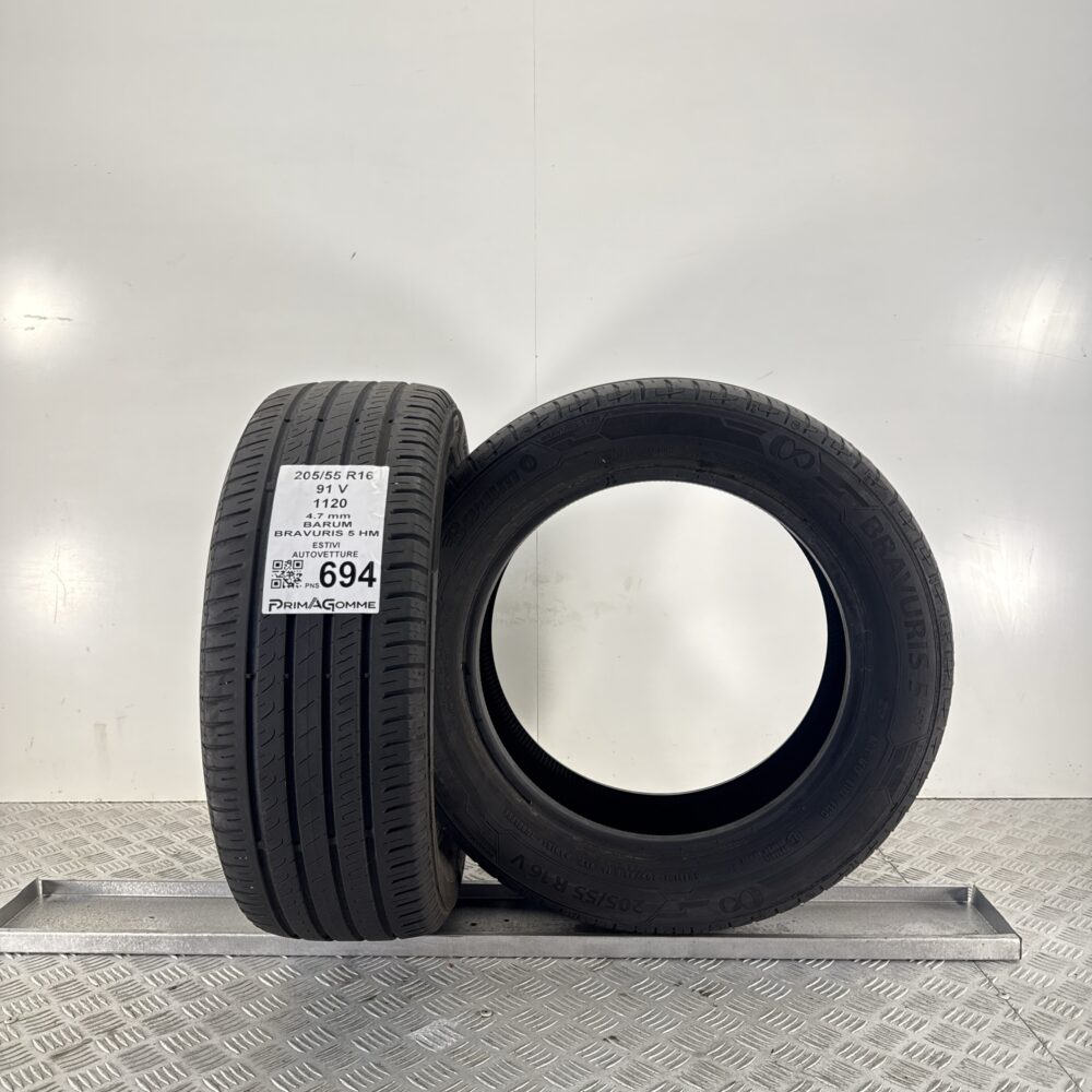 Pneumatici Usati 205 55 R16 91V Barum Bravuris 5 HM Estive | Gomme Usate | PrimaGomme.it Pneumatici Usati 205 55 R16 91V Barum Bravuris 5 HM Estive - immagine 4
