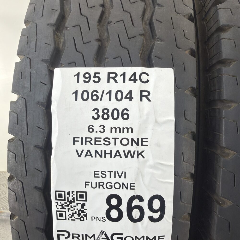 Gomme Usate 195 R14C 106 104R Firestone Vanhawk 88% Estive | Gomme Usate | PrimaGomme.it Gomme Usate 195 R14C 106 104R Firestone Vanhawk 88% Estive - immagine 4