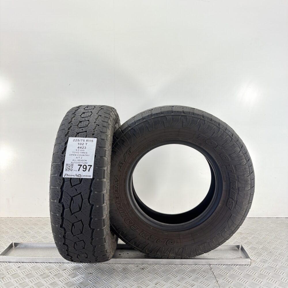 Pneumatici Usati 225 75 R15 102T Toyo Tires Open Country A/T 2 85% Quattro Stagioni | Gomme Usate | PrimaGomme.it Pneumatici Usati 225 75 R15 102T Toyo Tires Open Country A/T 2 85% Quattro Stagioni - immagine 4