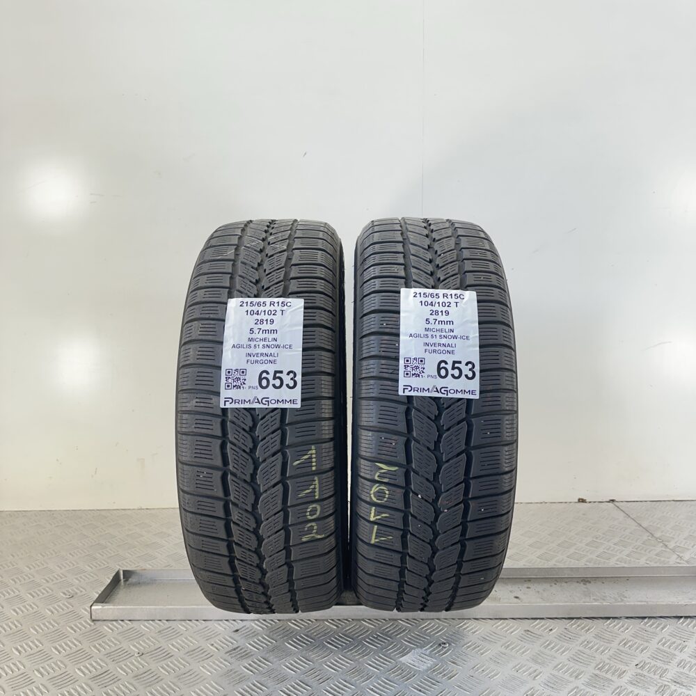 Pneumatici Usati 215 65 R15C 104/102T Michelin Agilis 51 Snow-Ice 81% Invernali | Gomme Usate | PrimaGomme.it Pneumatici Usati 215 65 R15C 104/102T Michelin Agilis 51 Snow-Ice 81% Invernali
