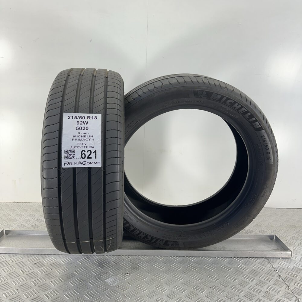Pneumatici Usati 215 50 R18 92W Michelin Primacy 4 71% Estive | Gomme Usate | PrimaGomme.it Pneumatici Usati 215 50 R18 92W Michelin Primacy 4 71% Estive - immagine 4