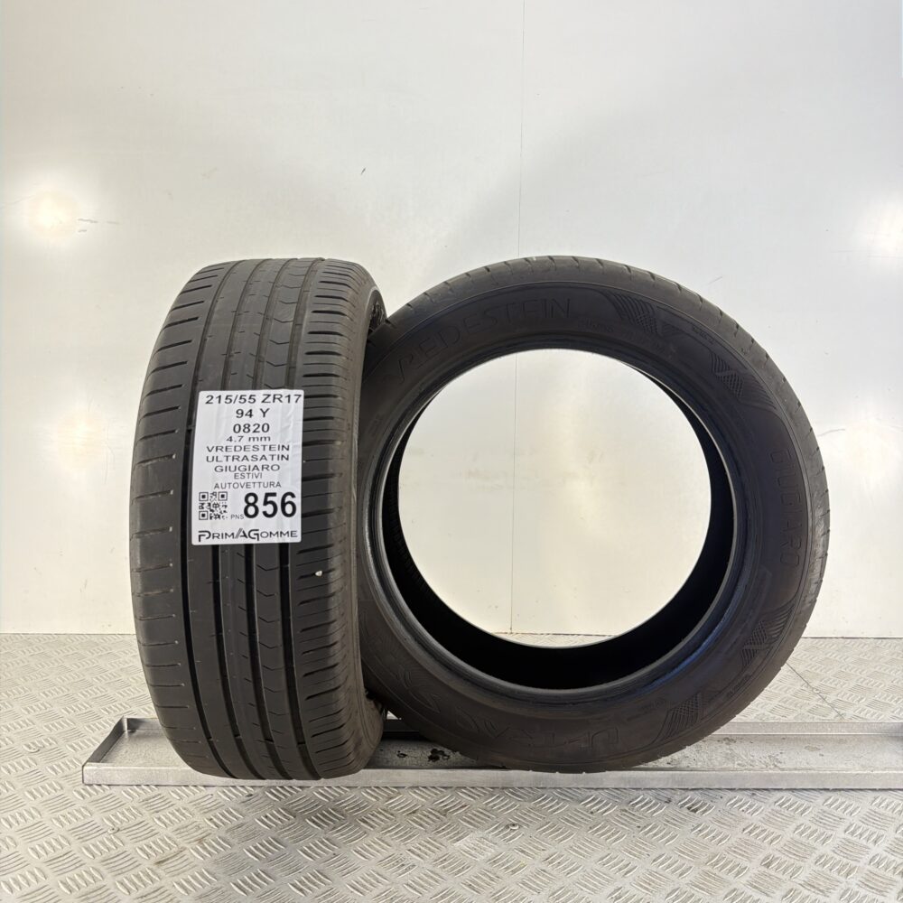 Pneumatici Usati 215 55 R17 94Y Vredestein Ultrasantin Giugiaro Estive | Gomme Usate | PrimaGomme.it Pneumatici Usati 215 55 R17 94Y Vredestein Ultrasantin Giugiaro Estive - immagine 4