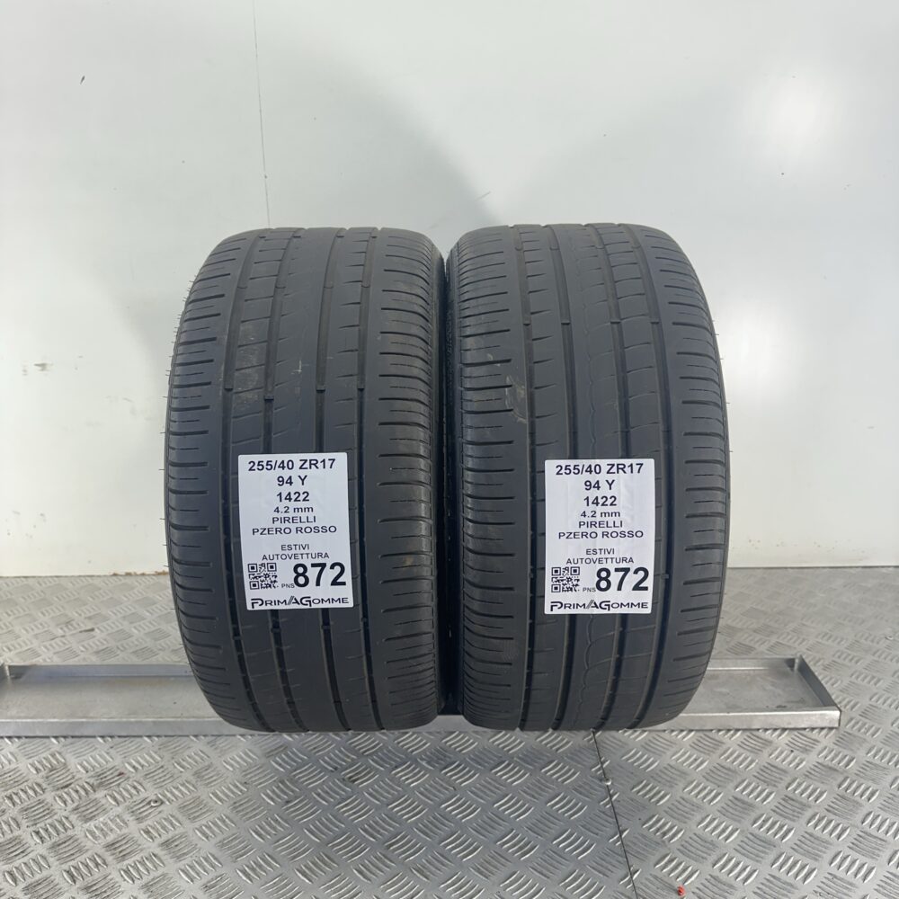 Gomme Usate 255 40 ZR17 94Y Pirelli PZero Rosso Estive | Gomme Usate | PrimaGomme.it Gomme Usate 255 40 ZR17 94Y Pirelli PZero Rosso Estive