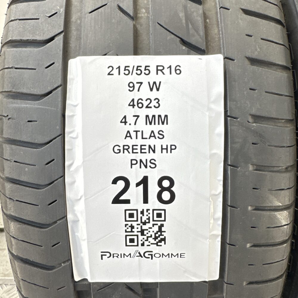 Pneumatici Usati 215 55 R16 97W Atlas Green HP Estive | Gomme Usate | PrimaGomme.it Pneumatici Usati 215 55 R16 97W Atlas Green HP Estive - immagine 3
