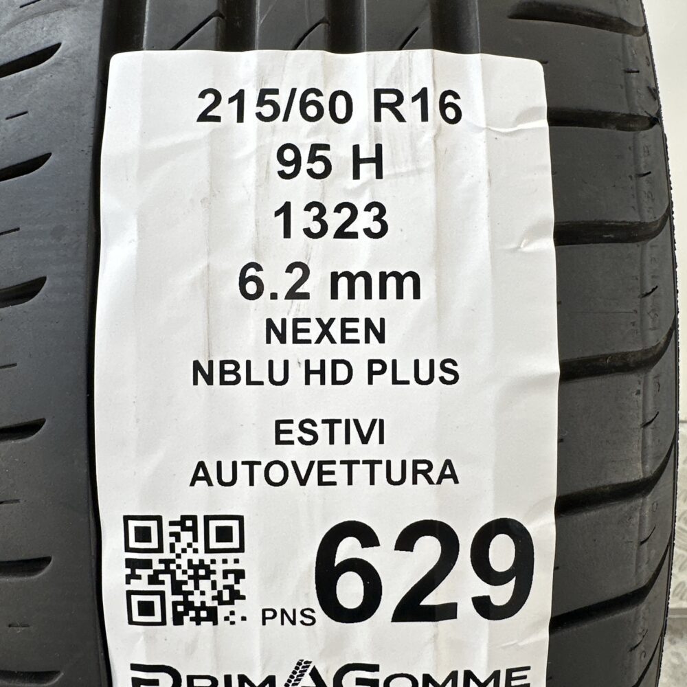 Pneumatici Usati 215 60 R16 95H Nexen NBLU HD PLUS 89% Estive | Gomme Usate | PrimaGomme.it Pneumatici Usati 215 60 R16 95H Nexen NBLU HD PLUS 89% Estive - immagine 3