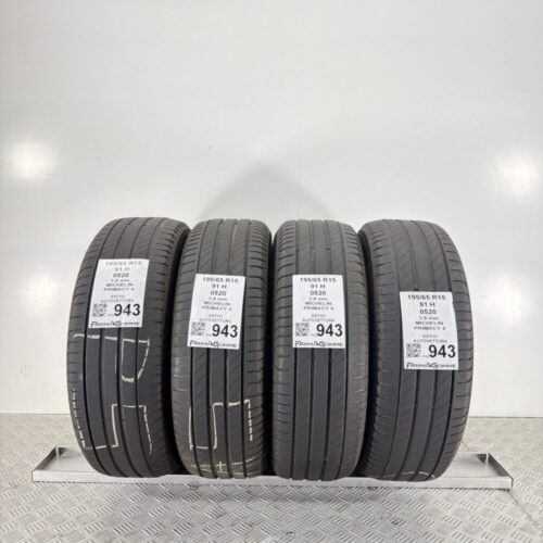 Pneumatici Usati 195 65 R15 91H Michelin Primacy 4 Estive