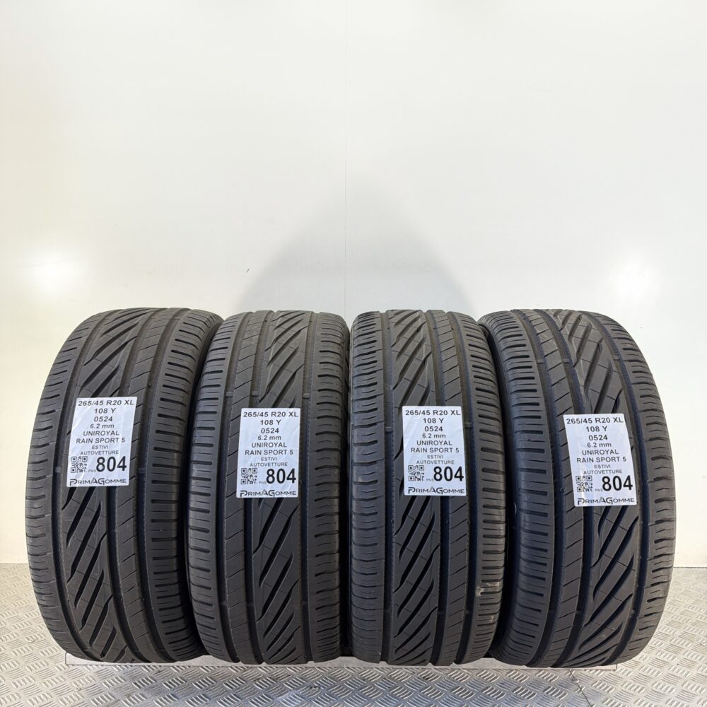 Pneumatici Usati 265 45 R20 XL 108Y Uniroyal Rain Sport 5 89% Estive | Gomme Usate | PrimaGomme.it Pneumatici Usati 265 45 R20 XL 108Y Uniroyal Rain Sport 5 89% Estive - immagine 7