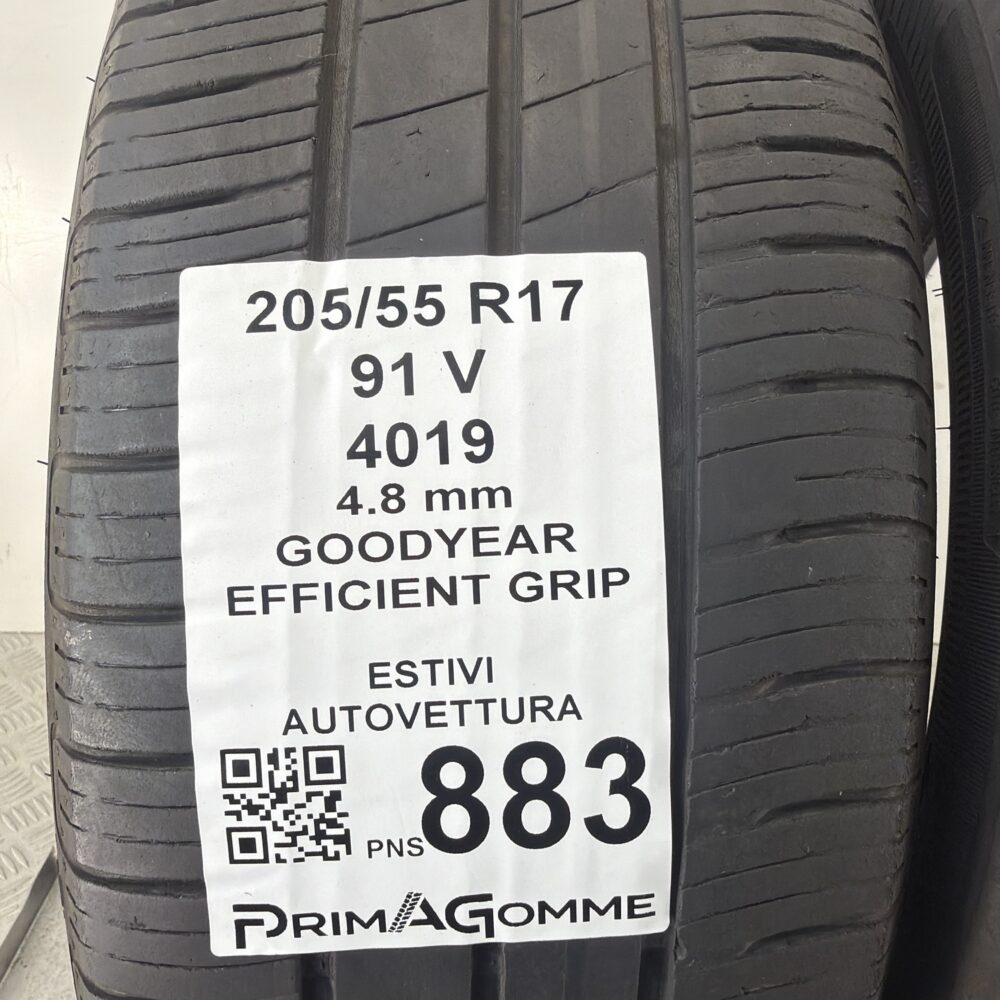 Pneumatici Usati 205 55 R17 91V Goodyear Efficient Grip Estive | Gomme Usate | PrimaGomme.it Pneumatici Usati 205 55 R17 91V Goodyear Efficient Grip Estive - immagine 3