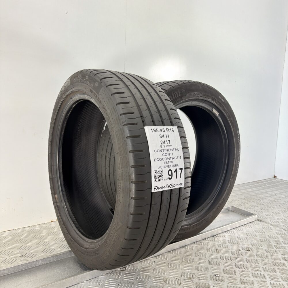 Pneumatici Usati 195 45 R16 84H Continental Ecocontact 5 73% Estive | Gomme Usate | PrimaGomme.it Pneumatici Usati 195 45 R16 84H Continental Ecocontact 5 73% Estive - immagine 4
