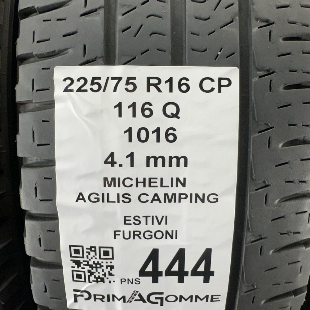 Pneumatici Usati 225 75 R16CP 116Q Michelin Agilis Camping Estive | Gomme Usate | PrimaGomme.it Pneumatici Usati 225 75 R16CP 116Q Michelin Agilis Camping Estive - immagine 3