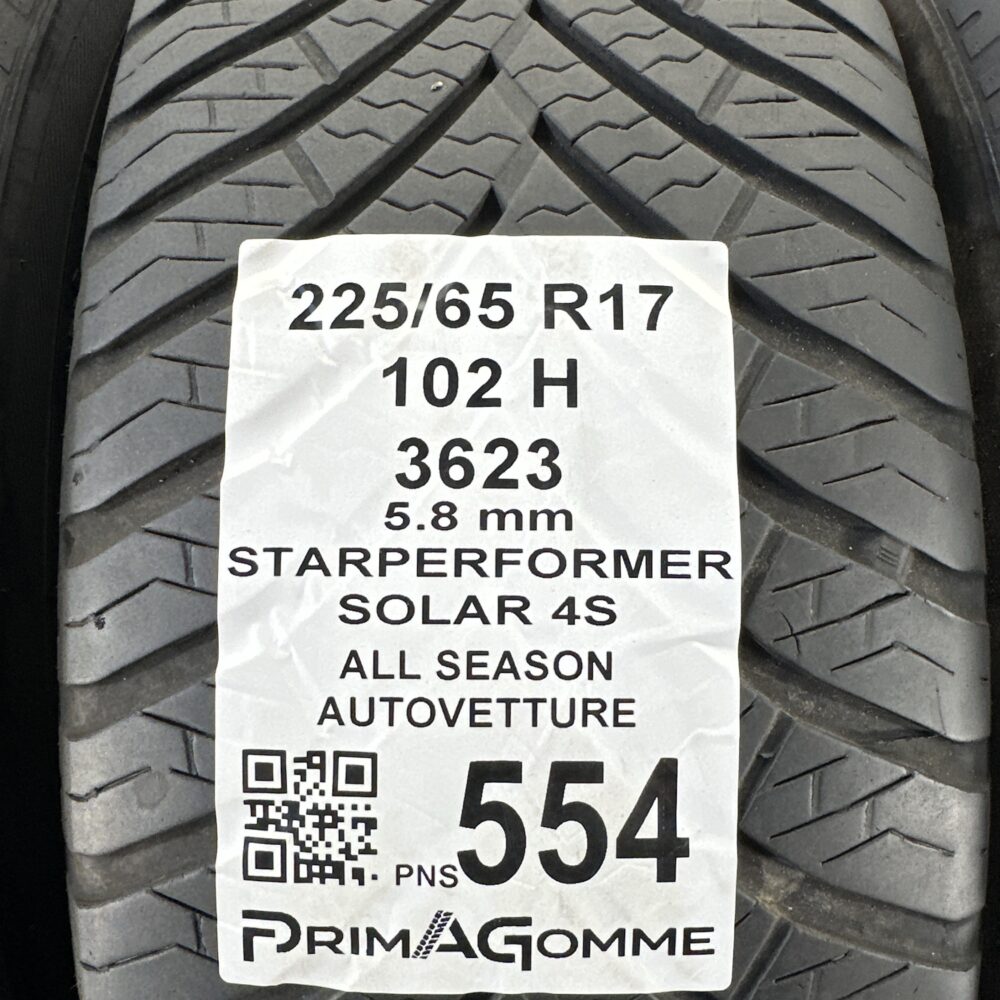 Pneumatici Usati 225 65 R17 102H Star Performer Solar 4S 82% Quattro Stagioni | Gomme Usate | PrimaGomme.it Pneumatici Usati 225 65 R17 102H Star Performer Solar 4S 82% Quattro Stagioni - immagine 3