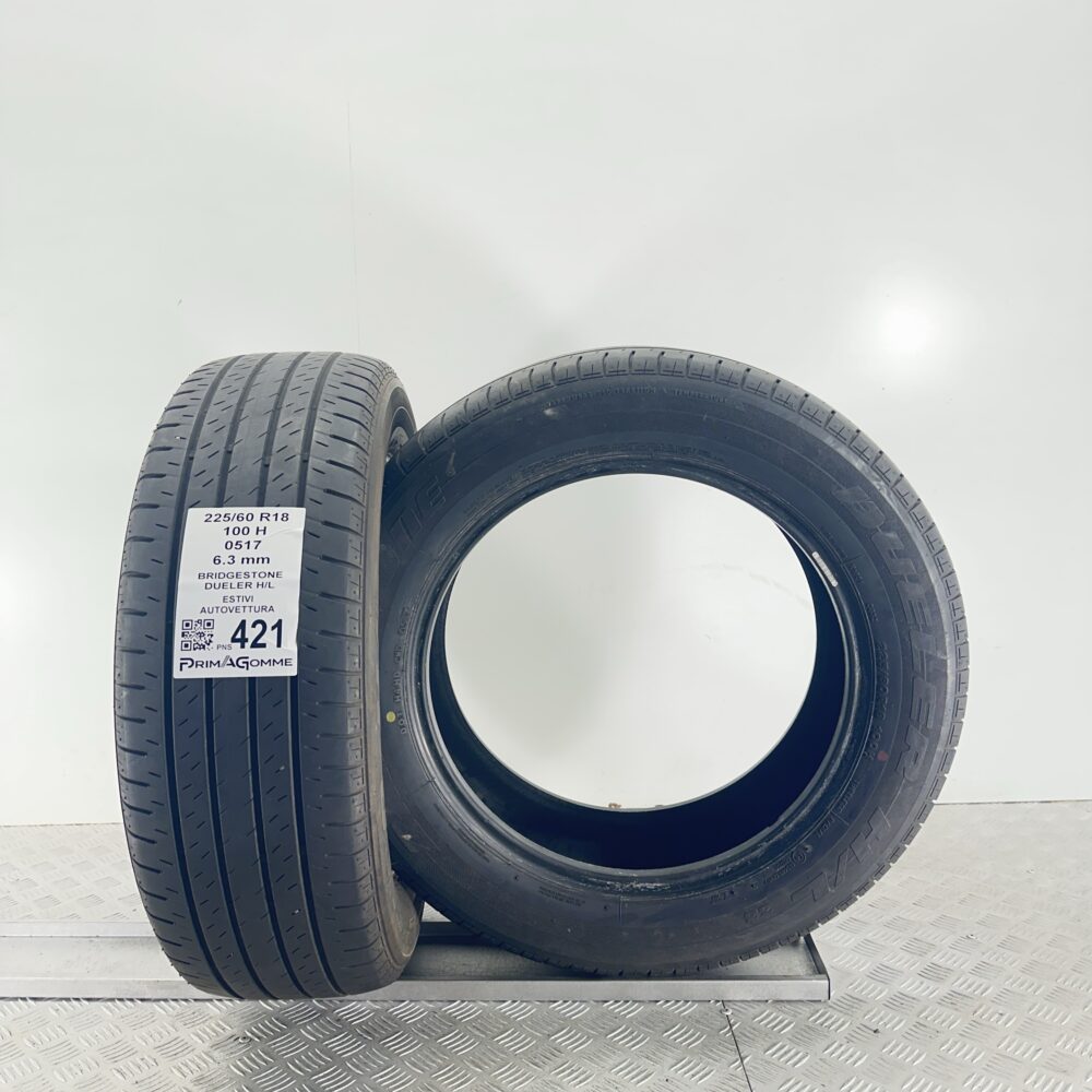 Pneumatici Usati 225 60 R18 100H Bridgestone Dueler H/L 90% Estive | Gomme Usate | PrimaGomme.it Pneumatici Usati 225 60 R18 100H Bridgestone Dueler H/L 90% Estive - immagine 5