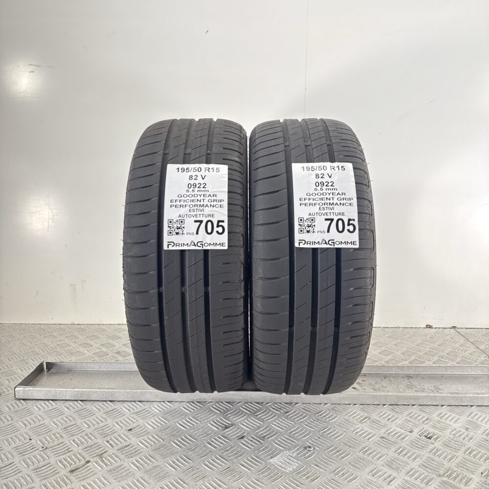 Pneumatici Usati 195 50 R15 82V Goodyear Efficient Grip Performance 78% Estive | Gomme Usate | PrimaGomme.it Pneumatici Usati 195 50 R15 82V Goodyear Efficient Grip Performance 78% Estive