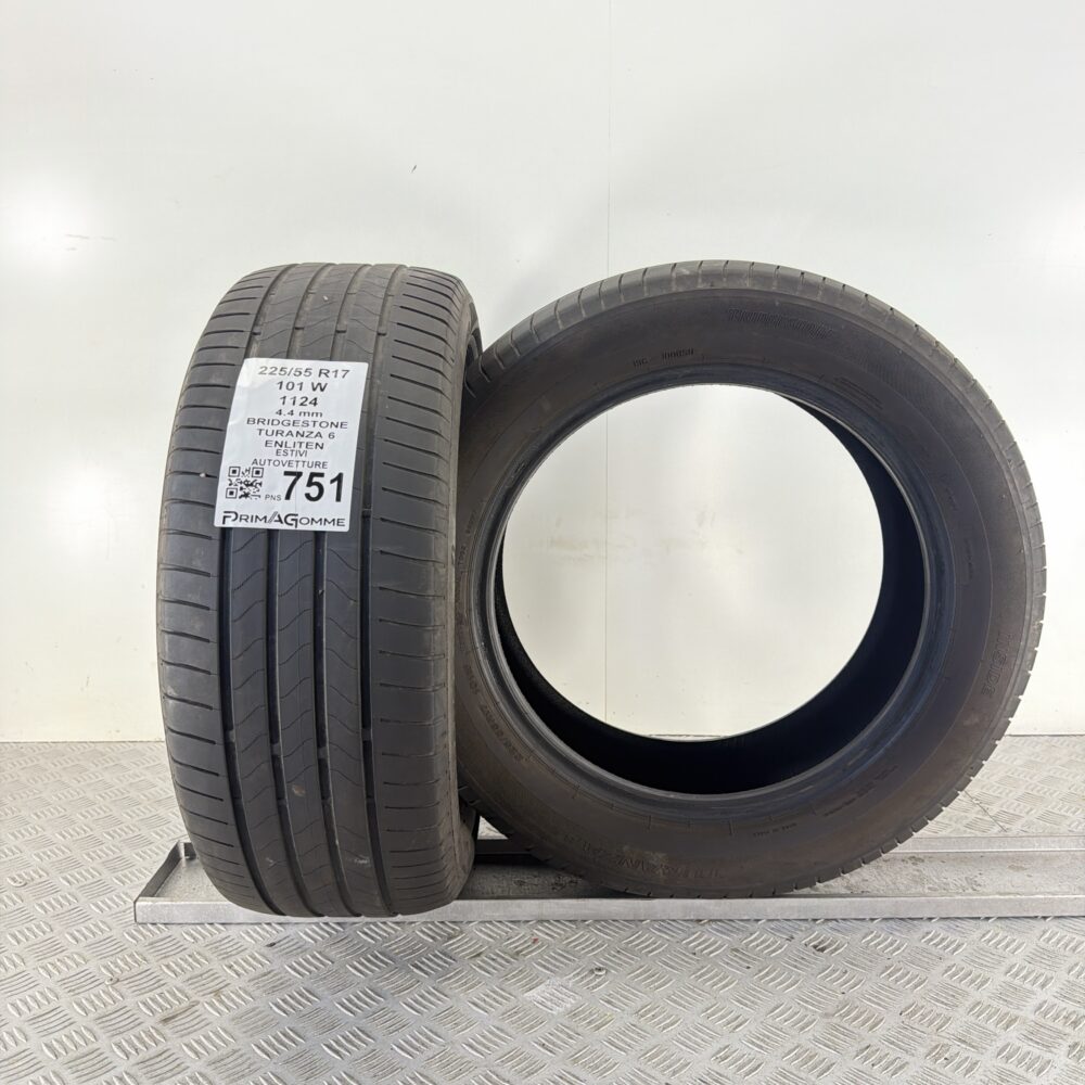 Pneumatici Usati 225 55 R17 101W Bridgestone Turanza 6 Estive | Gomme Usate | PrimaGomme.it Pneumatici Usati 225 55 R17 101W Bridgestone Turanza 6 Estive - immagine 4