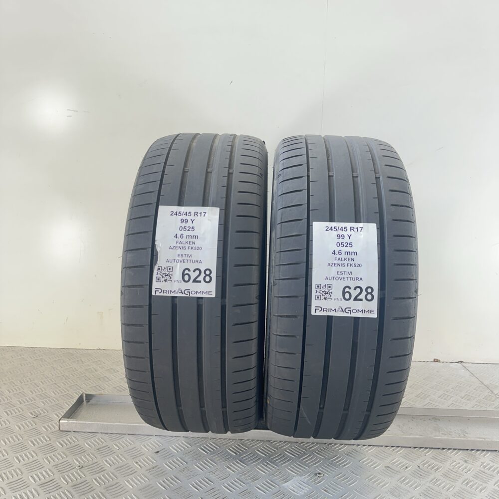 Pneumatici Usati 245 45 R17 99Y Falken Azenis FK520 Estive | Gomme Usate | PrimaGomme.it Pneumatici Usati 245 45 R17 99Y Falken Azenis FK520 Estive
