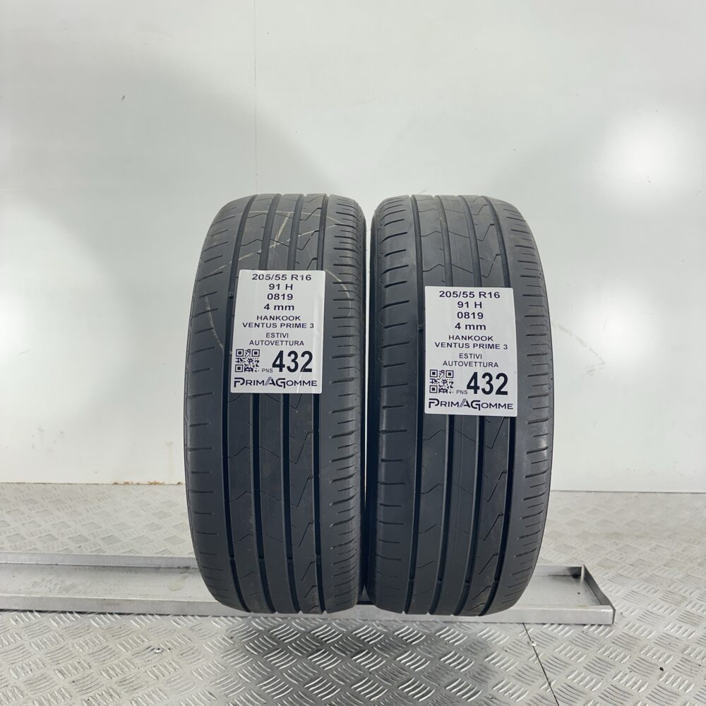 Pneumatici Usati 205 55 R16 91H Hankook Ventus Prime 3 Estive | Gomme Usate | PrimaGomme.it Pneumatici Usati 205 55 R16 91H Hankook Ventus Prime 3 Estive