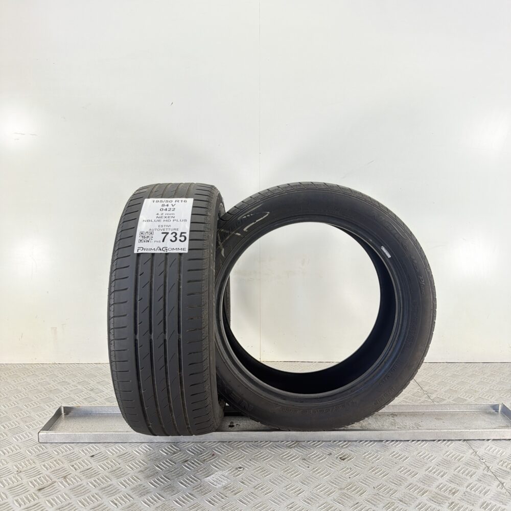 Pneumatici Usati 195 50 R16 84V Nexen Nblue HD Plus Estive | Gomme Usate | PrimaGomme.it Pneumatici Usati 195 50 R16 84V Nexen Nblue HD Plus Estive - immagine 5