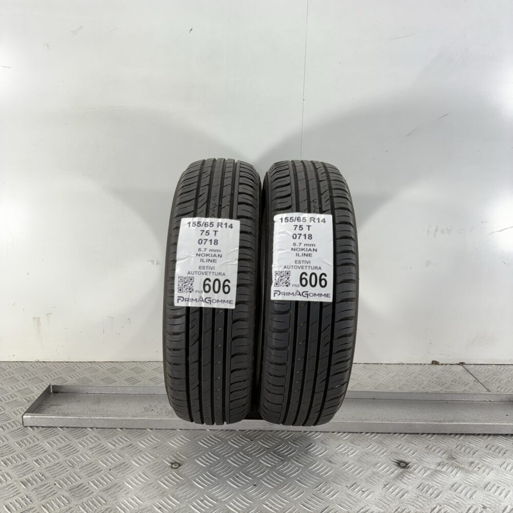 Pneumatici Usati 155 65 R14 75T Nokian Iline 81% Estive | Gomme Usate | PrimaGomme.it Pneumatici Usati 155 65 R14 75T Nokian Iline 81% Estive