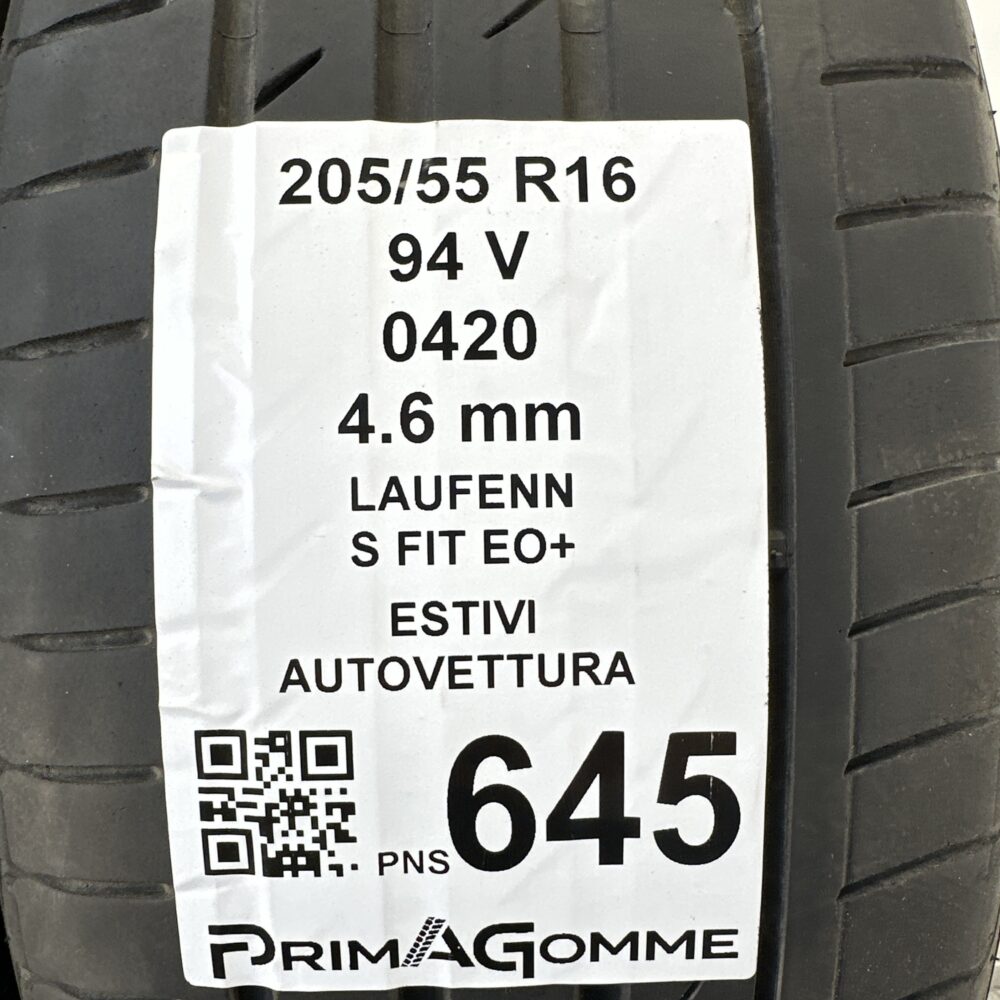 Pneumatici Usati 205 55 R16 94V Laufenn S Fit EO+ Estive | Gomme Usate | PrimaGomme.it Pneumatici Usati 205 55 R16 94V Laufenn S Fit EO+ Estive - immagine 3