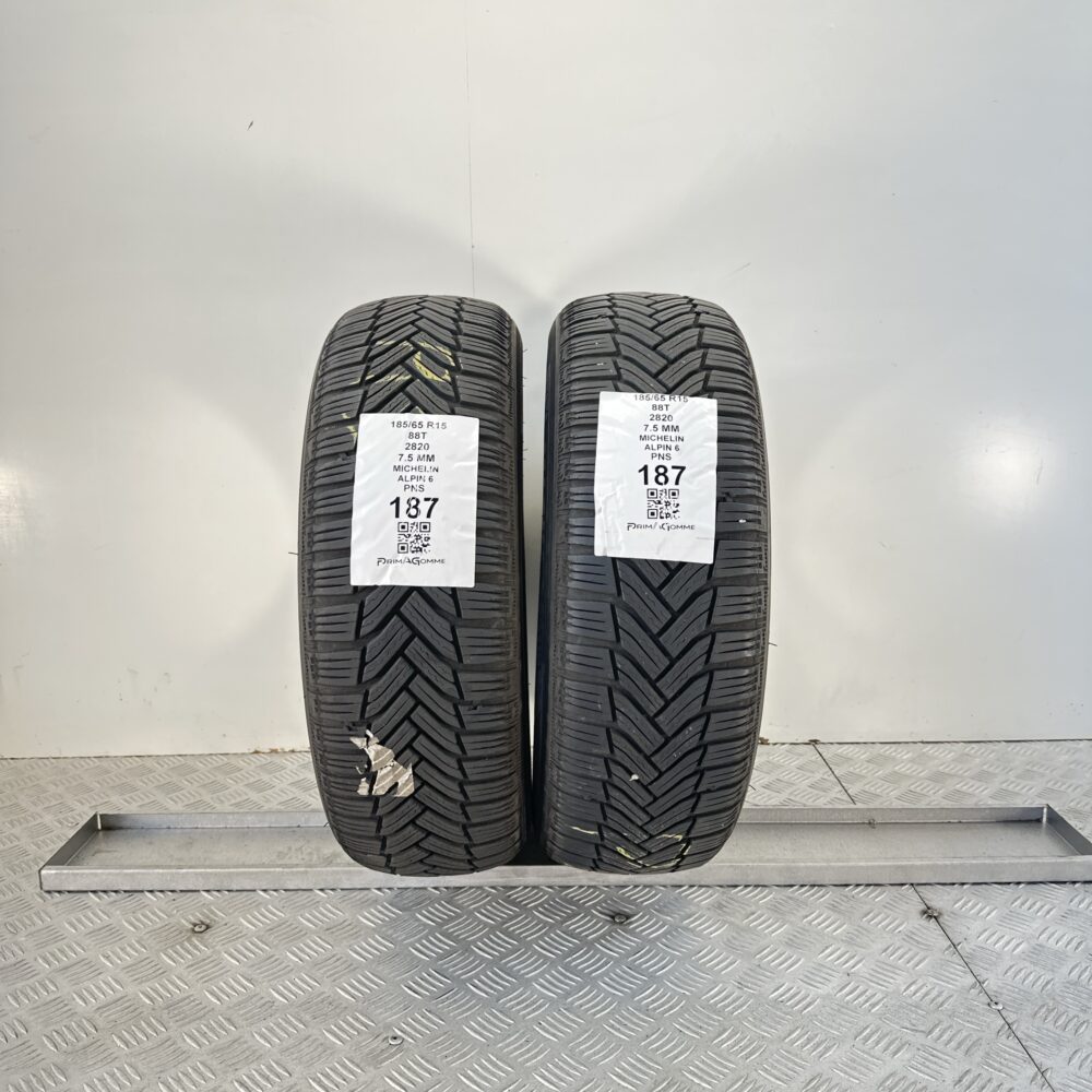 Pneumatici Usati 185 65 R15 88T Michelin Alpin 6 99% Invernali | Gomme Usate | PrimaGomme.it Pneumatici Usati 185 65 R15 88T Michelin Alpin 6 99% Invernali