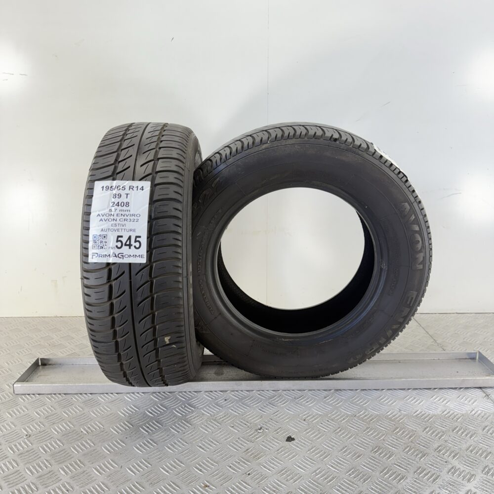 Pneumatici Usati 195 65 R14 89T Avon Enviro CR322 81% Estive | Gomme Usate | PrimaGomme.it Pneumatici Usati 195 65 R14 89T Avon Enviro CR322 81% Estive - immagine 5