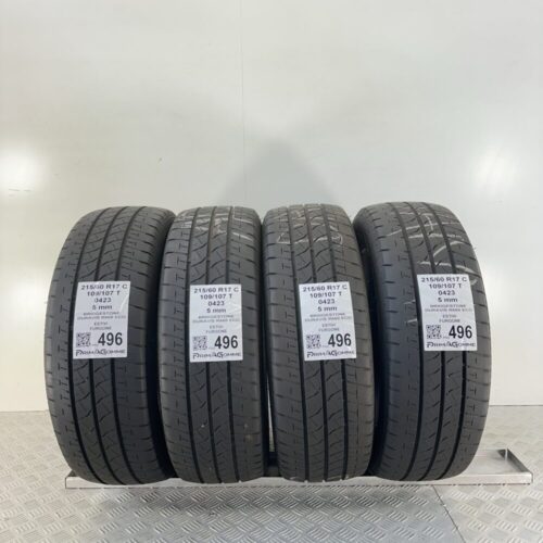 Pneumatici Usati 215 60 R17C 109/107T Bridgestone Duravis R660 Eco 71% Estive