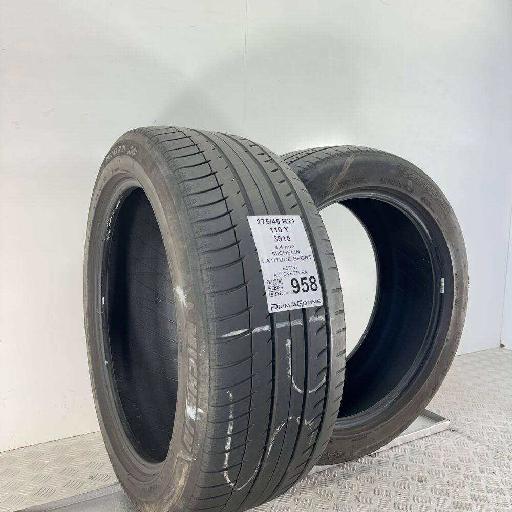 Pneumatici Usati 275 45 R21 110Y Michelin Latitude Sport Estive | Gomme Usate | PrimaGomme.it Pneumatici Usati 275 45 R21 110Y Michelin Latitude Sport Estive - immagine 4