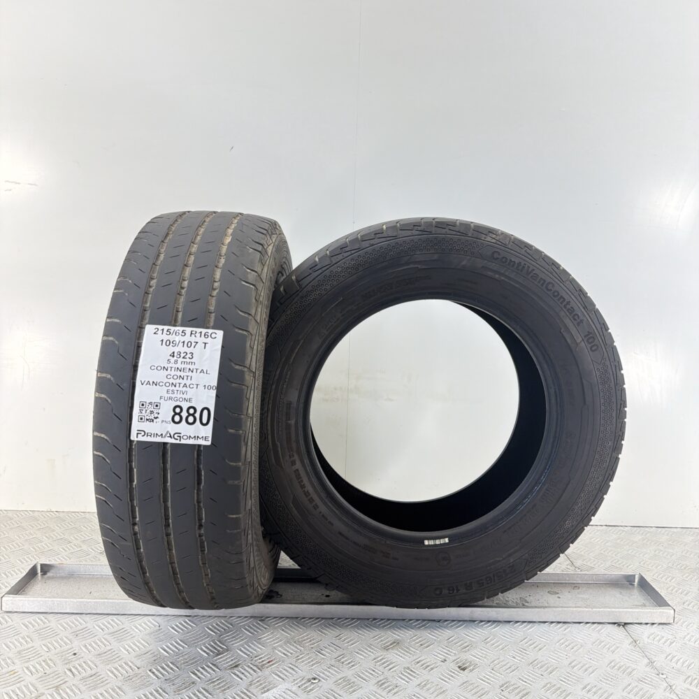 Gomme Usate 215 65 R16C 109 107T Continental Vancontact 100 81% Estive | Gomme Usate | PrimaGomme.it Gomme Usate 215 65 R16C 109 107T Continental Vancontact 100 81% Estive - immagine 4