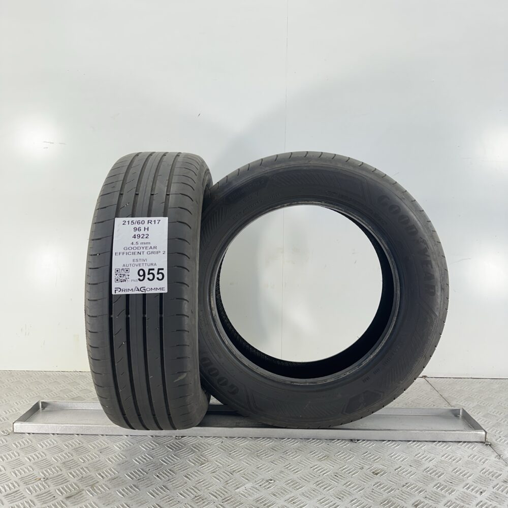 Pneumatici Usati 215 60 R17 96H Goodyear Efficient Grip 2 Estive | Gomme Usate | PrimaGomme.it Pneumatici Usati 215 60 R17 96H Goodyear Efficient Grip 2 Estive - immagine 4