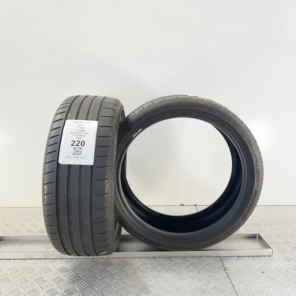 Pneumatici Usati 205 40 R18 86H Bridgestone Potenza 99% Estive | Gomme Usate | PrimaGomme.it Pneumatici Usati 205 40 R18 86H Bridgestone Potenza 99% Estive - immagine 4