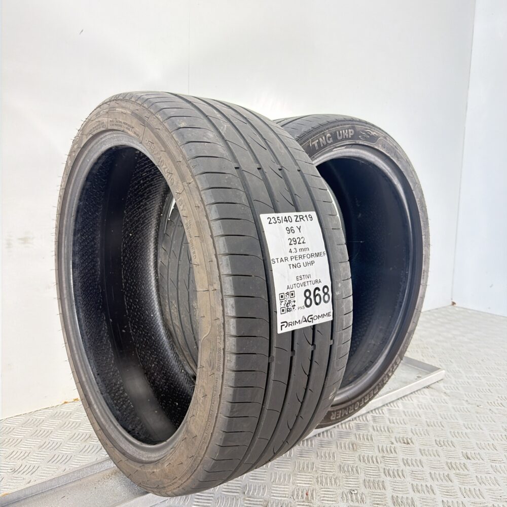 Pneumatici Usati 235 40 ZR19 96Y Star Performer TNG UHP Estive | Gomme Usate | PrimaGomme.it Pneumatici Usati 235 40 ZR19 96Y Star Performer TNG UHP Estive - immagine 7