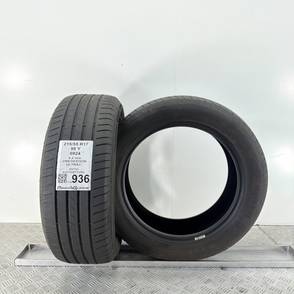Pneumatici Usati 215 55 R17 98Y Vredestein Ultrac Estive | Gomme Usate | PrimaGomme.it Pneumatici Usati 215 55 R17 98Y Vredestein Ultrac Estive - immagine 4