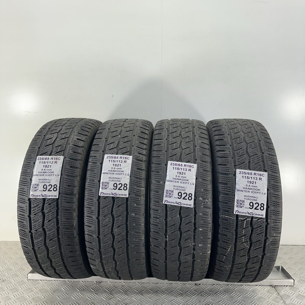Pneumatici Usati 235 65 R16C 115 113R Hankook Winter Icept LV 78% Invernali | Gomme Usate | PrimaGomme.it Pneumatici Usati 235 65 R16C 115 113R Hankook Winter Icept LV 78% Invernali