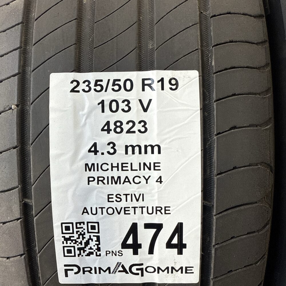 Pneumatici Usati 235 50 R19 103V Michelin Primacy 4 Estive | Gomme Usate | PrimaGomme.it Pneumatici Usati 235 50 R19 103V Michelin Primacy 4 Estive - immagine 3