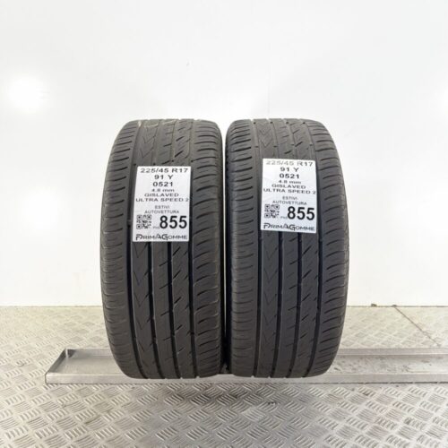 Pneumatici Usati 225 45 R17 91Y Gislaved Ultra Speed 2 Estive