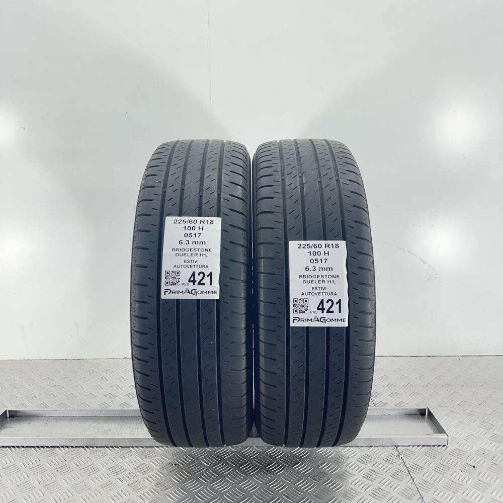 Pneumatici Usati 225 60 R18 100H Bridgestone Dueler H/L 90% Estive | Gomme Usate | PrimaGomme.it Pneumatici Usati 225 60 R18 100H Bridgestone Dueler H/L 90% Estive