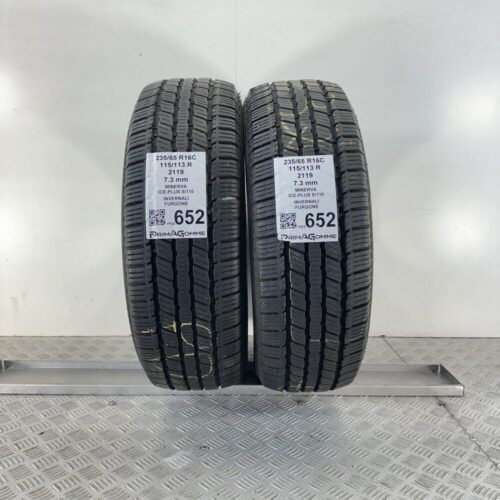 Pneumatici Usati 235 65 R16C 115/113R Minerva Ice-Plus S110 99% Invernali