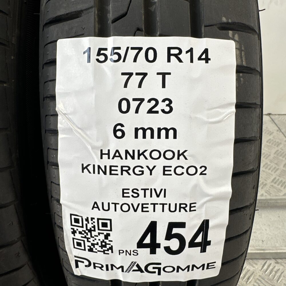 Pneumatici Usati 155 70 R14 77T Hankook Kinergy ECO2 90% Estive | Gomme Usate | PrimaGomme.it Pneumatici Usati 155 70 R14 77T Hankook Kinergy ECO2 90% Estive - immagine 3