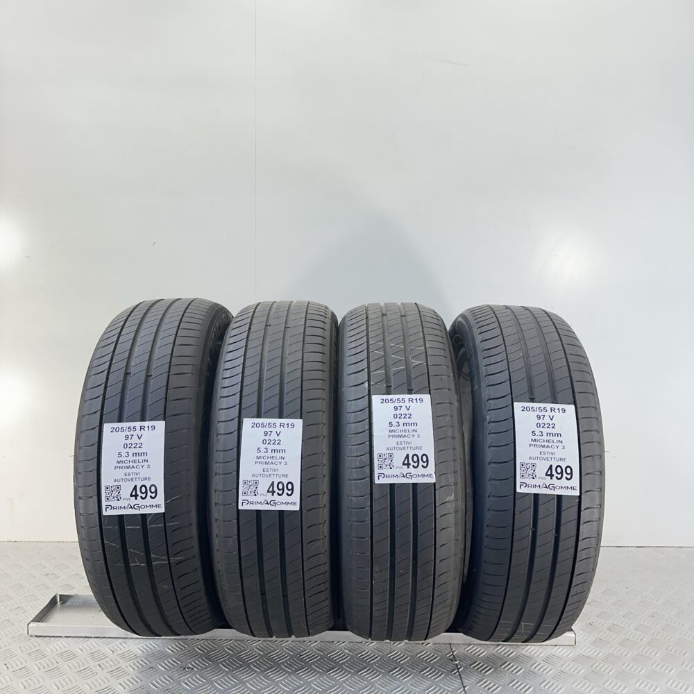 Pneumatici Usati 205 55 R19 97V Michelin Primacy 3 76% Estive | Gomme Usate | PrimaGomme.it Pneumatici Usati 205 55 R19 97V Michelin Primacy 3 76% Estive