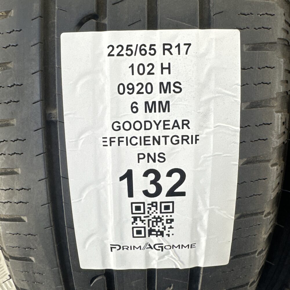 Pneumatici Usati 225 65 R17 102H Goodyear EfficientGrip 86% Estive | Gomme Usate | PrimaGomme.it Pneumatici Usati 225 65 R17 102H Goodyear EfficientGrip 86% Estive - immagine 3