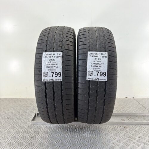 Pneumatici Usati 215 65 R16 C 109 107T VANSMART SNOW WL3 Invernali