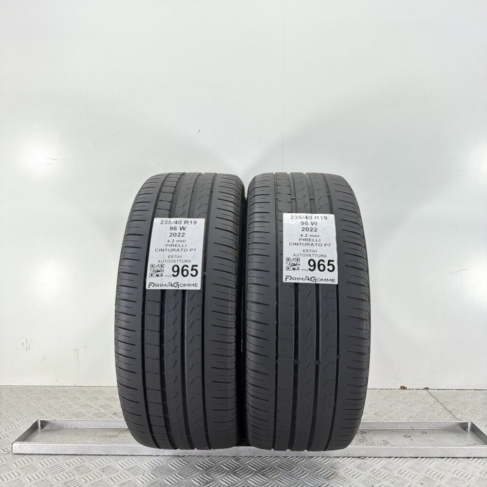 Pneumatici Usati 235 40 R19 96W Pirelli Cinturato P7 Estive | Gomme Usate | PrimaGomme.it Pneumatici Usati 235 40 R19 96W Pirelli Cinturato P7 Estive - immagine 5