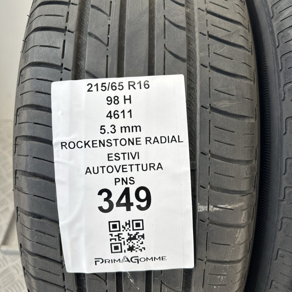 Pneumatici Usati 215 65 R16 98H Rockenstone Radial 77% Estive | Gomme Usate | PrimaGomme.it Pneumatici Usati 215 65 R16 98H Rockenstone Radial 77% Estive - immagine 3