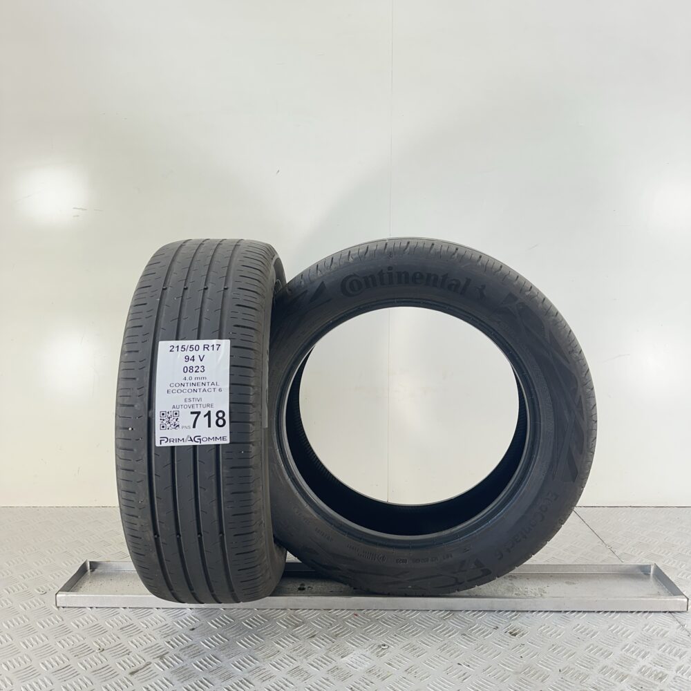 Pneumatici Usati 215 50 R17 94V Continental EcoContact 6 Estive | Gomme Usate | PrimaGomme.it Pneumatici Usati 215 50 R17 94V Continental EcoContact 6 Estive - immagine 4