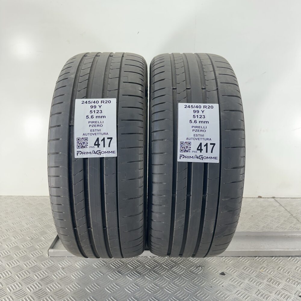 Pneumatici Usati 245 40 R20 99Y Pirelli PZero 82% Estive | Gomme Usate | PrimaGomme.it Pneumatici Usati 245 40 R20 99Y Pirelli PZero 82% Estive