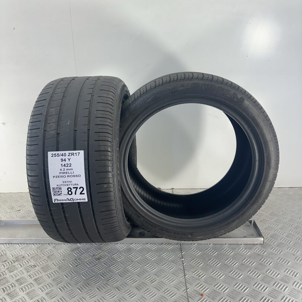 Gomme Usate 255 40 ZR17 94Y Pirelli PZero Rosso Estive | Gomme Usate | PrimaGomme.it Gomme Usate 255 40 ZR17 94Y Pirelli PZero Rosso Estive - immagine 6