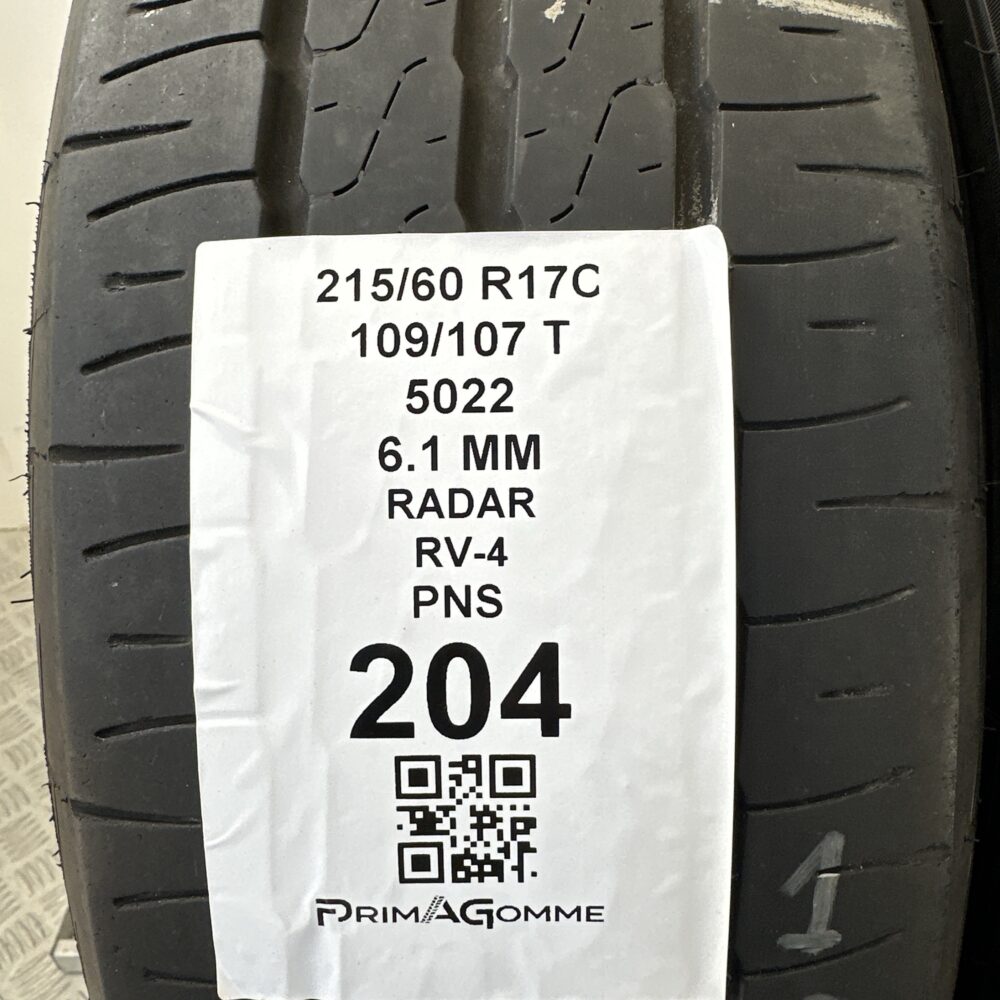 Pneumatici Usati 215 60 R17C 109/107T Radar RV-4 87% Estive | Gomme Usate | PrimaGomme.it Pneumatici Usati 215 60 R17C 109/107T Radar RV-4 87% Estive - immagine 3